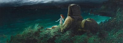 Esfinge con Ondina, 1902 de Karl Wilhelm Diefenbach