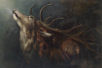 Ciervo moribundo de Karl Wilhelm Diefenbach