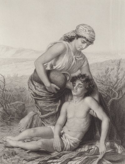 Agar e Ismael de Karl Wilhelm Friedrich Bauerle