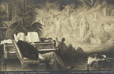 El sueño de Richard Wagner de Karl or Carl the Younger Schweninger