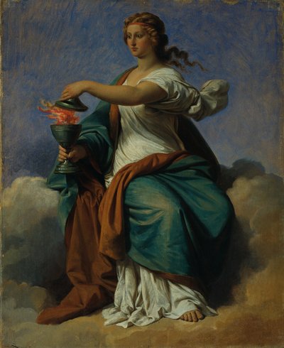 Alegoría del Autocontrol (Moderación) de Karl von Blaas