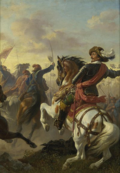 Victoria de Boucquoi en Zablat (Budweis) 1619 de Karl von Blaas