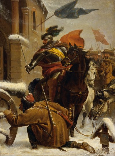 Incursión de Johann de Werth cerca de Tuttlingen en 1643 de Karl von Blaas