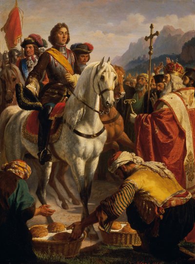 Marcha del príncipe Eugenio a Bosnia en 1697 de Karl von Blaas