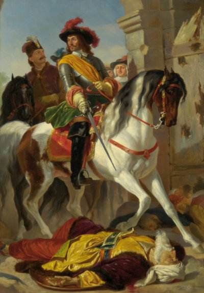 La recaptura de Buda, 1686, ca 1865 de Karl von Blaas