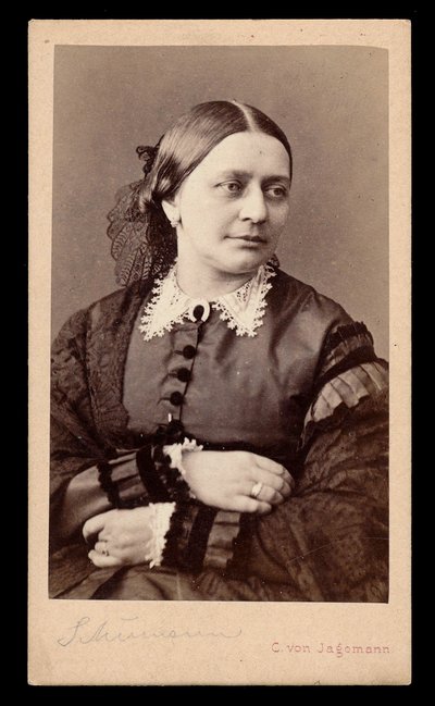 Retrato de Clara Schumann (1819-1896) de Karl von Jagemann