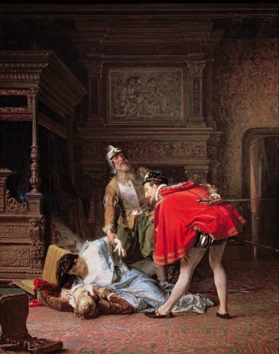 Una escena de la noche de San Bartolomé de Karlis Fridikh Huns