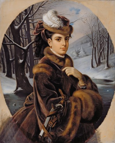 Adelina Patti (1843-1919) (óleo sobre lienzo) de Karoly II Marko