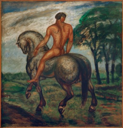 Jinete matutino (Jinete solitario) de Karoly Kernstok