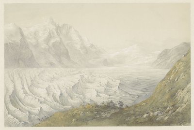 El glaciar Pasterze, cerca de Heiligenblut
Die Pastirzen bey Heyligen Blut de Karoly Lajos Libay