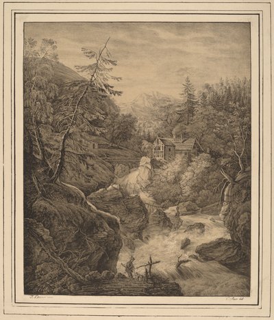 Cascada de Kaspar Auer, after Johann Jakob Dorner II