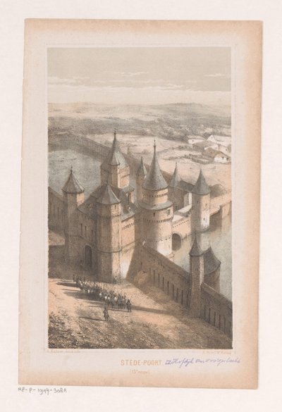 Puerta de la ciudad en el siglo XIII
Puerta de la ciudad (siglo XIII) (título en el objeto) de Kasparus Karsen