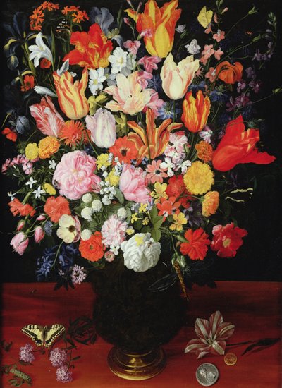 Bodegón de flores, 1610s de Kasper or Gaspar van den Hoecke