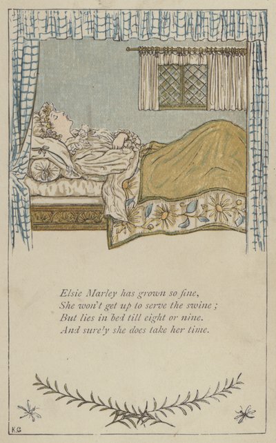 Elsie Marley se ha vuelto tan fina de Kate (after) Greenaway