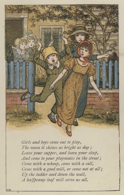 Niñas y niños salgan a jugar de Kate (after) Greenaway