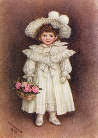 Vera Evelyn Samuel (litografía en color) de Kate (after) Greenaway