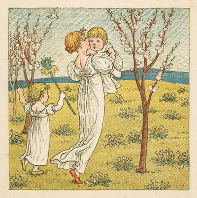 Caminando entre las flores de Kate (after) Greenaway