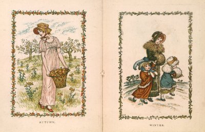 Otoño e invierno de Kate Greenaway
