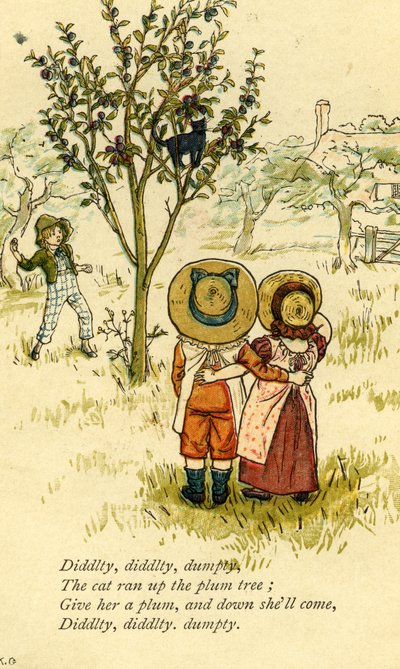 Diddlty diddlty dumpty nursery de Kate Greenaway