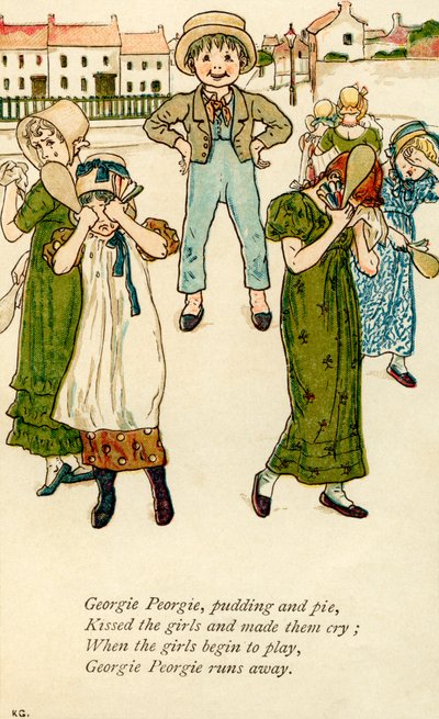 Georgie Peorgie pudding and de Kate Greenaway