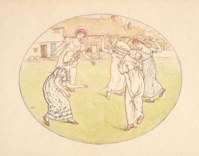 Jacinto, ilustración para "El lenguaje de las flores", c.1884 (acuarela sobre papel) de Kate Greenaway