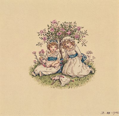 Ilustración para el Día de San Valentín, 1902 de Kate Greenaway