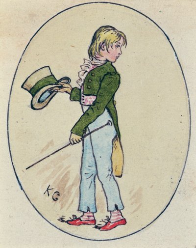 Ilustración para el Día de San Valentín, 1914 de Kate Greenaway