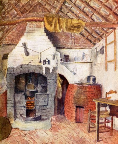 En la cabaña de los Chappells en Rolleston de Kate Greenaway