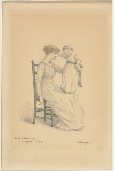 Madre e hijo, 1898 de Kate Greenaway