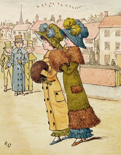 De paseo, siglo XIX de Kate Greenaway