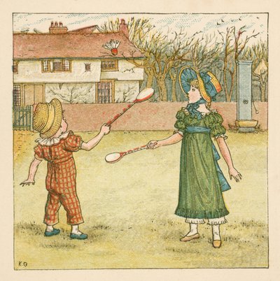 Jugando al volante de Kate Greenaway