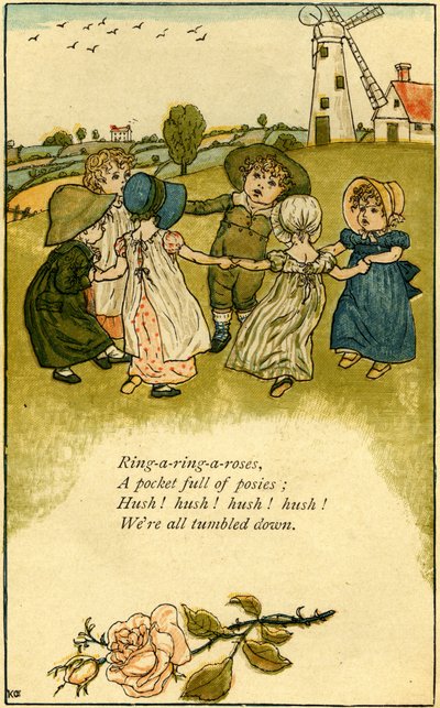 Ring-a-ring-a-roses de Kate Greenaway
