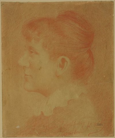 Autorretrato de Kate Greenaway