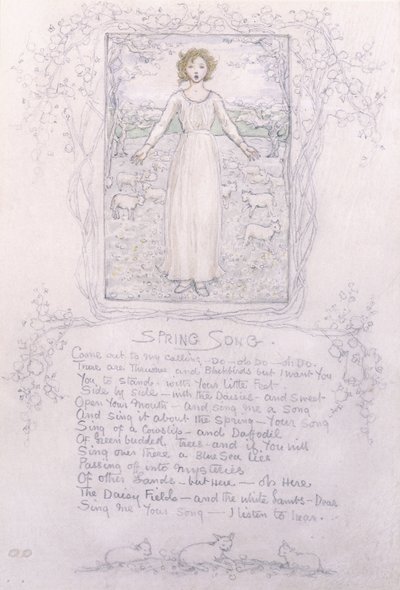 Canción de primavera de Kate Greenaway