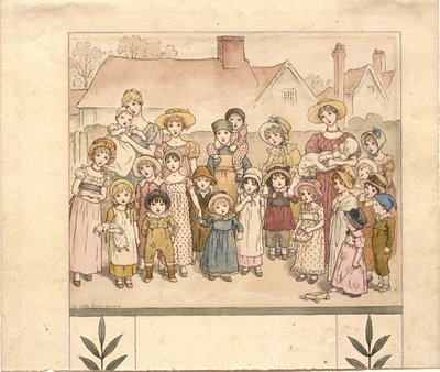 Espectáculo callejero de Kate Greenaway