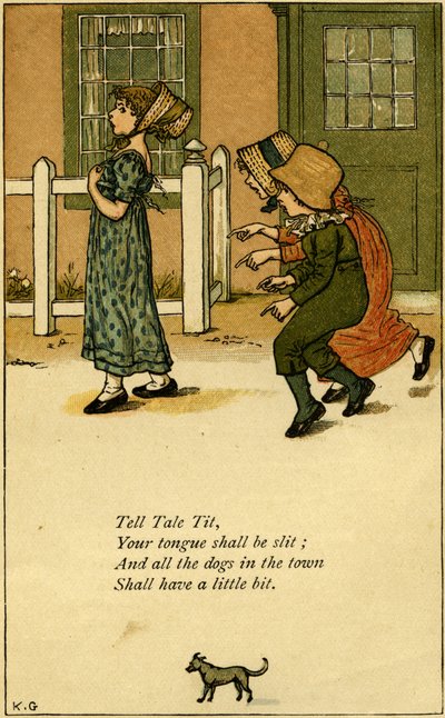 Tell Tale Tit nursery de Kate Greenaway