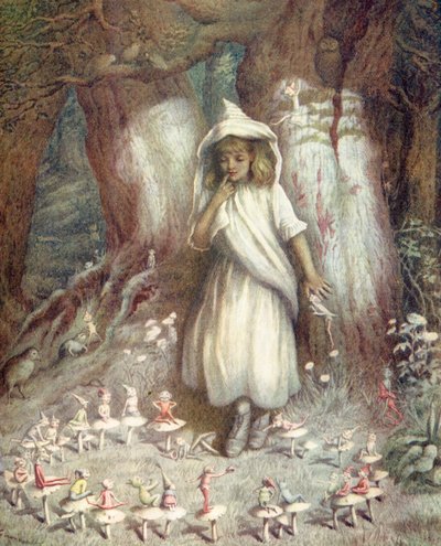 El anillo de los elfos por Kate Greenaway de Kate Greenaway