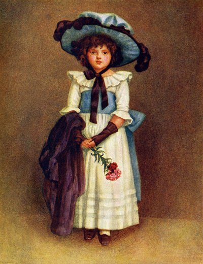 El pequeño modelo por Kate Greenaway de Kate Greenaway