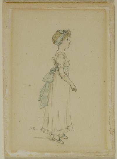 Joven con cintas azules de Kate Greenaway