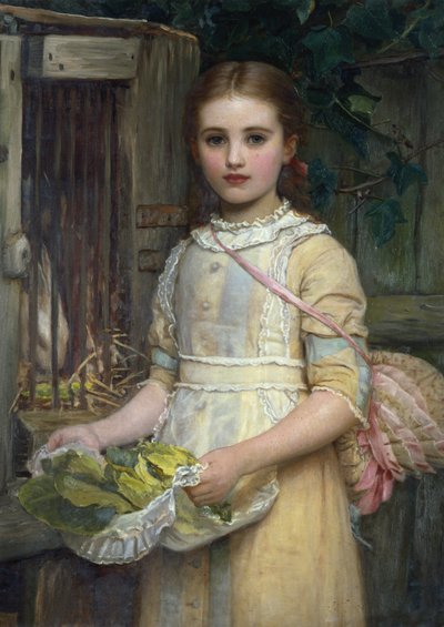 Alimentando al conejo de Kate Perugini