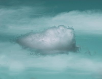 Nave espacial Nube, 2021 (foto) de Katha Wood