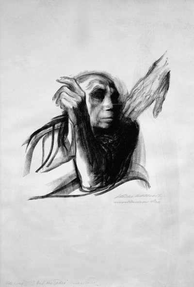Llamada de los muertos de Käthe Kollwitz
