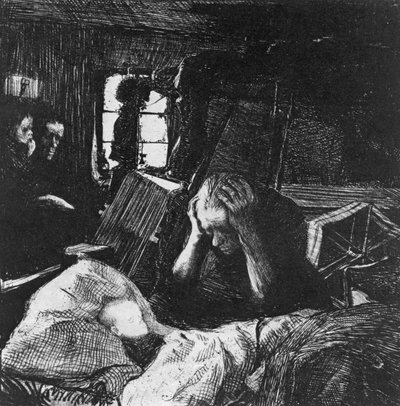 Necesidad, 1897 de Käthe Kollwitz