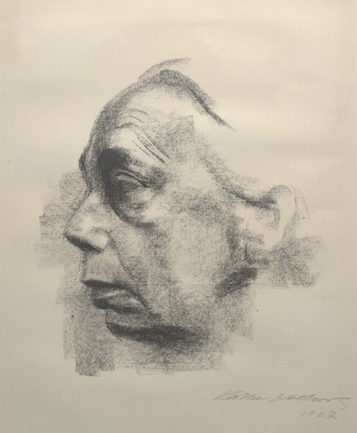 Autorretrato, 1927 de Käthe Kollwitz
