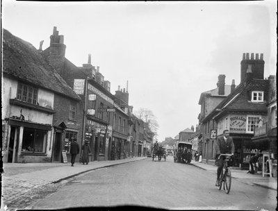 East Street, Farnham, Waverley, Surrey, 25/05/1909 (foto en blanco y negro) de Katherine Jean Macfee