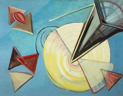Ecos de Bach 1930 (Óleo sobre lienzo) de Katherine Sophie Dreier