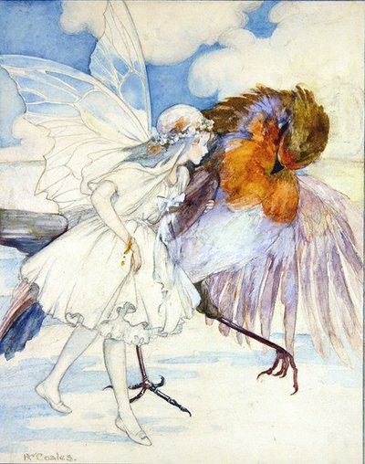 Petirrojo y el hada de las flores de Kathleen Wallis Coales