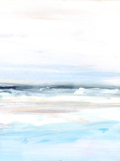 Marea oceánica 2, 2023 (acrílico sobre papel) de Katie Ré Scheidt