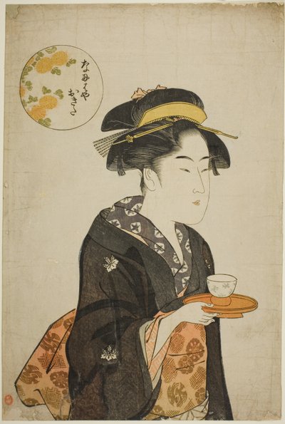 La camarera Okita del Naniwaya de Katsukawa Shuncho