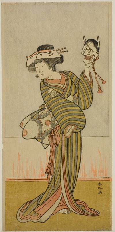 Yamashita Kinsaku II en un papel no identificado de Katsukawa Shunkо̄